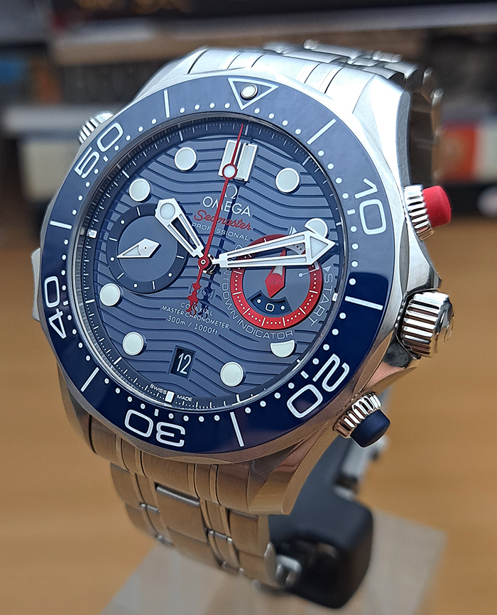Omega Seamaster Diver 300M 36th America's Cup Auckland 2021 Edition Ref. 210.30.44.51.03.002